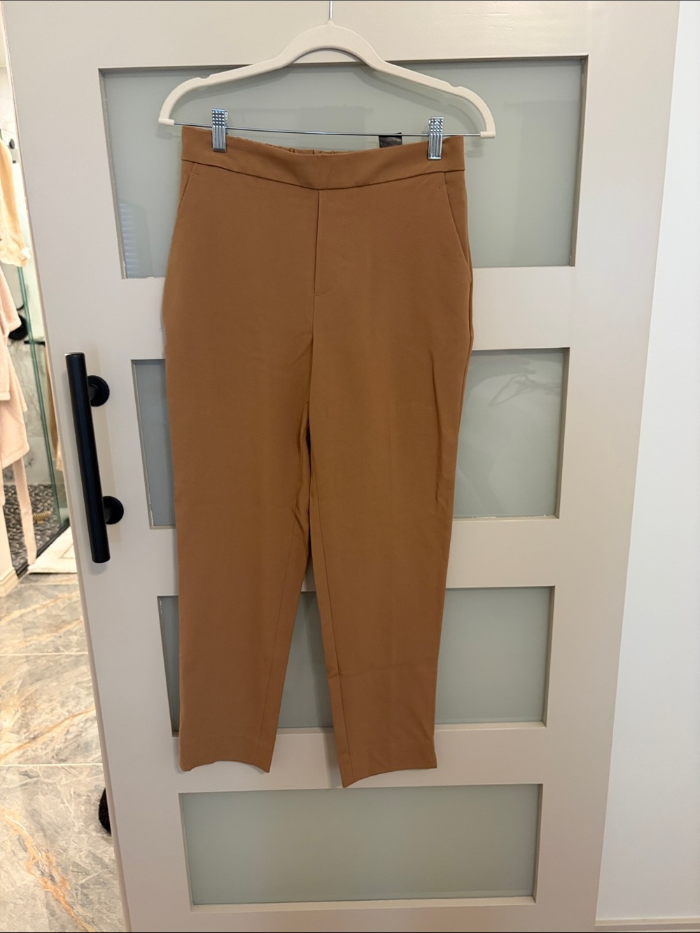 Banana Republic Tan Cropped Ankle Pants